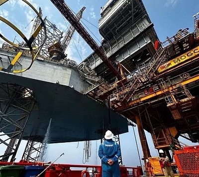 Our offshore facility off the coast of the Mediterranean Sea